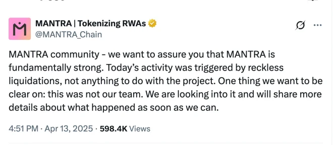 Mullin wrote in an X post