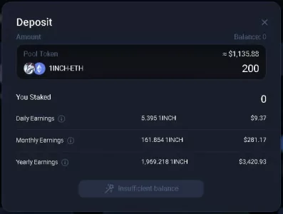 1inch token staking 1inch token staking