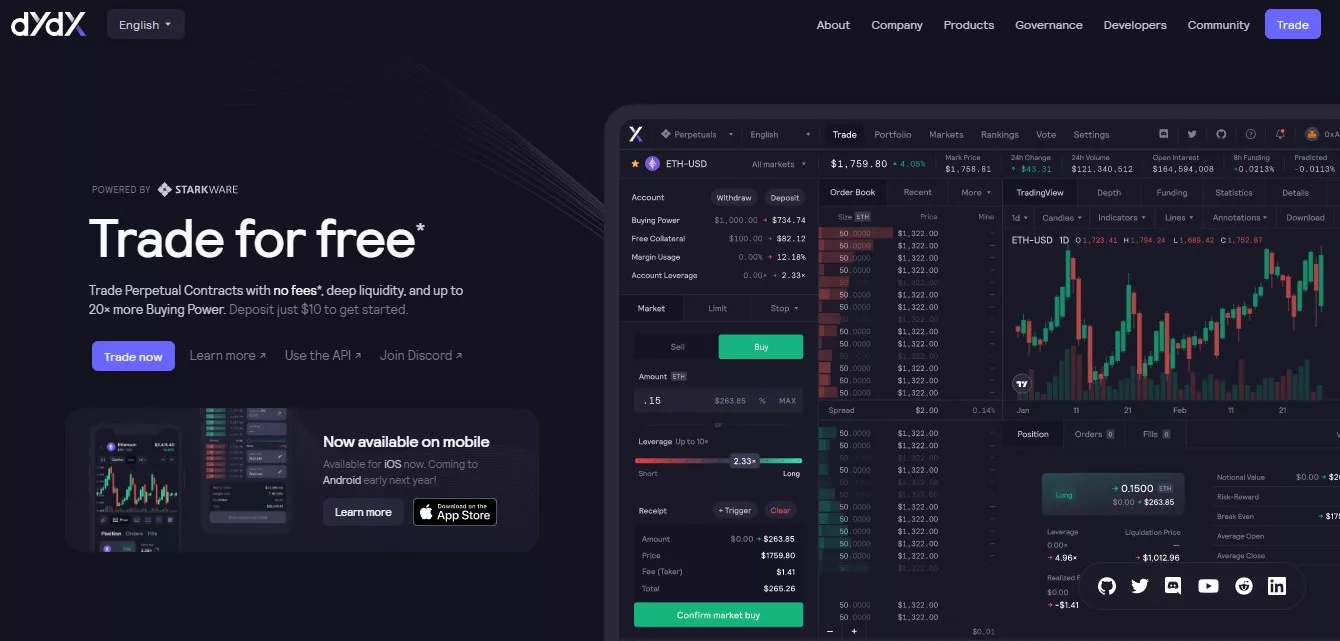 آموزش کار با صرافی dydx آموزش کار با صرافی dydx