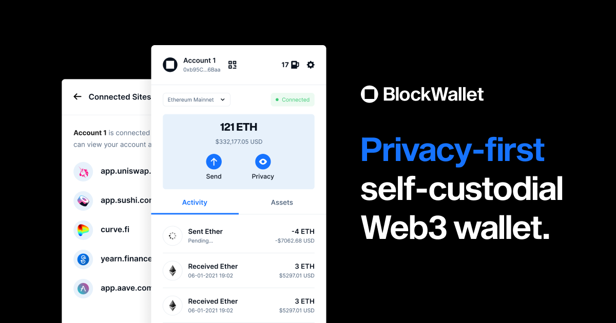 BlockWallet - Private Self-Custodial Crypto Wallet BlockWallet - Private Self-Custodial Crypto Wallet