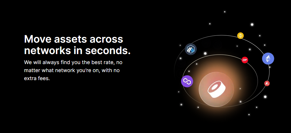 Move assets across networks in seconds