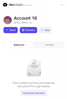 Fund hiro wallet Fund hiro wallet