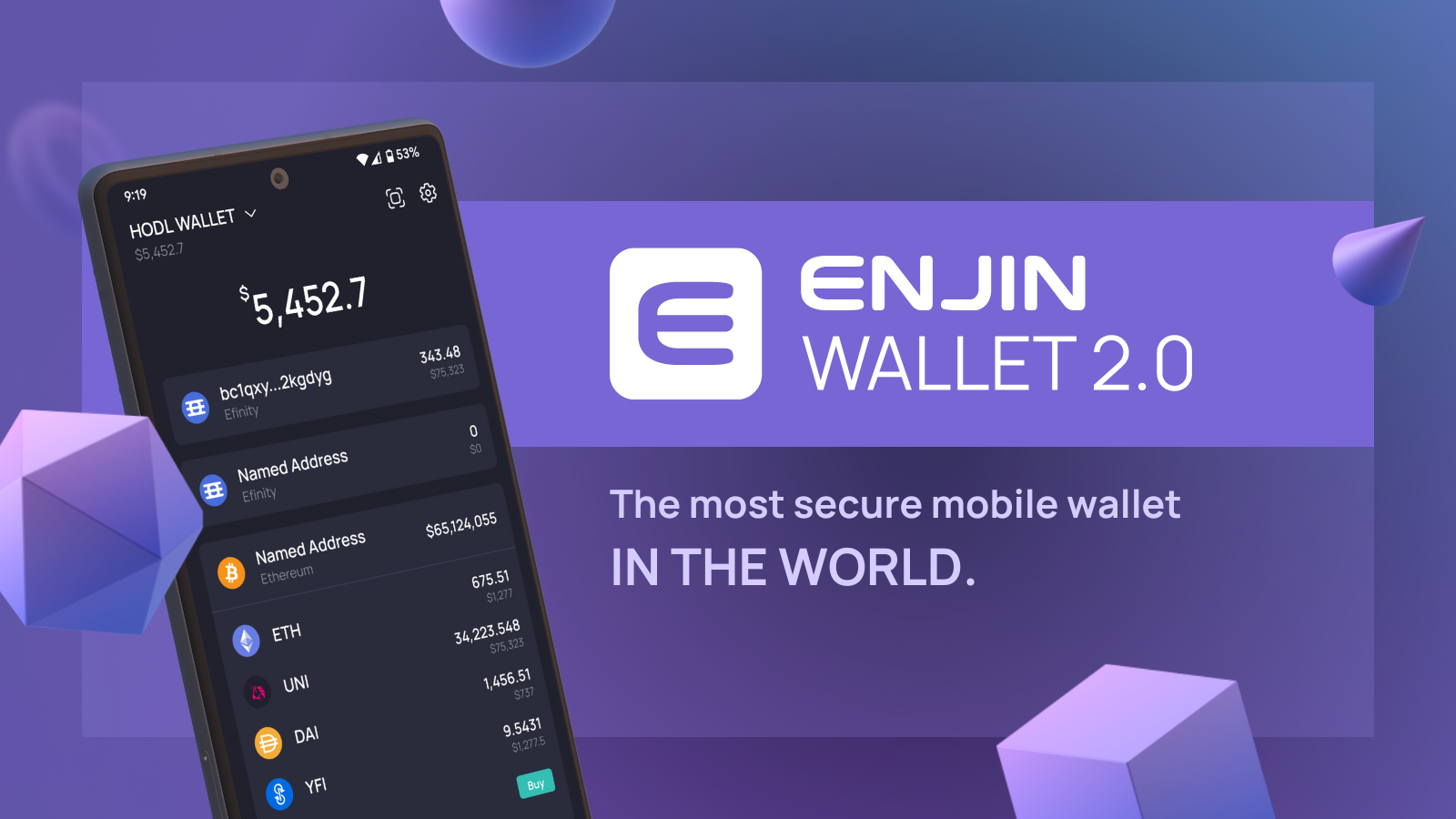 Enjin Wallet Meet the all new blockchain and cryptocurrency wallet