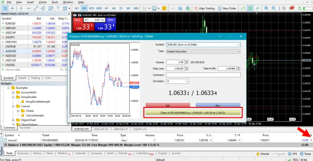 How to manage position in MT5 02 How to manage position in MT5 02