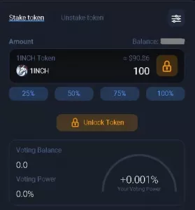 stake 1inch token stake 1inch token