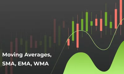 میانگین متحرک (Moving Average) چیست؟ [MA, EMA, SMA,WMA, HMA]