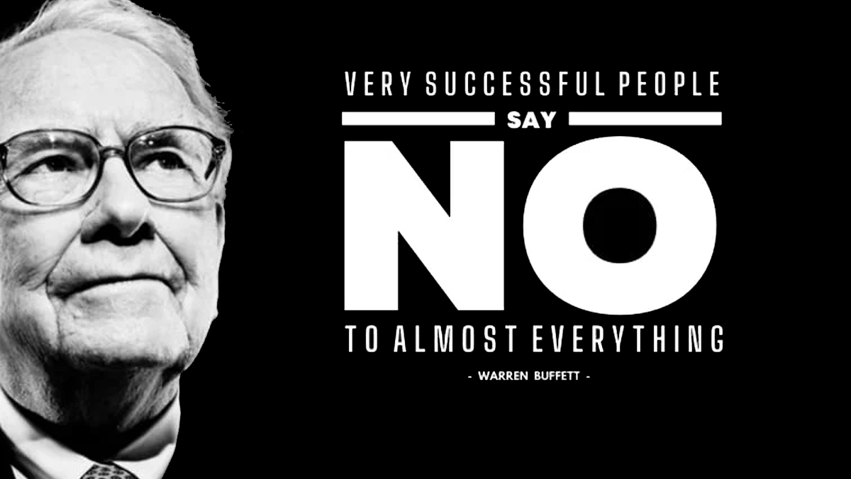 نقل قولی از وارن بافت: نظم و انضباط و نه گفتن!