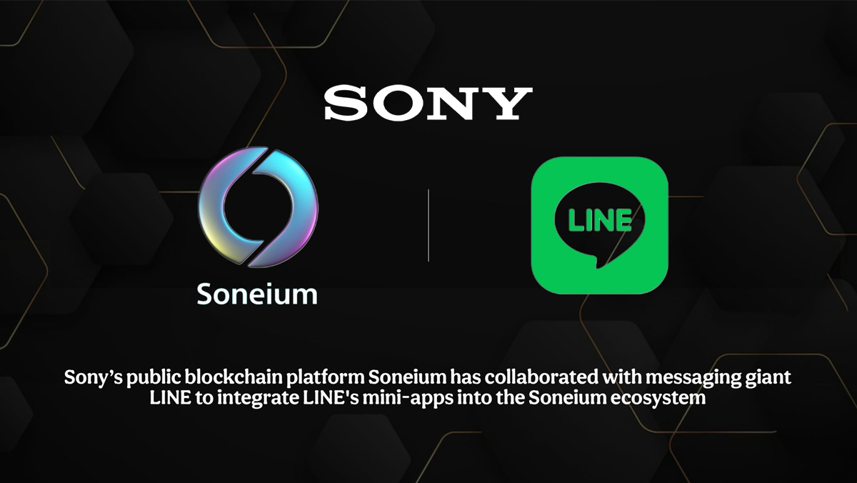 همکاری سونی (SONY) و لاین (LINE)؛ ورود مینی‌اپ‌های لاین به بلاکچین سونیوم